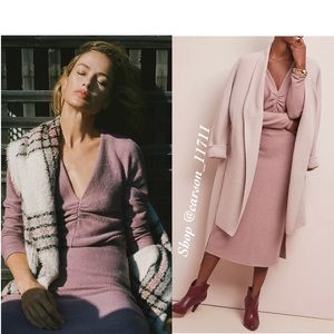 NWT Anthropologie Eyelash Sweater Dress L